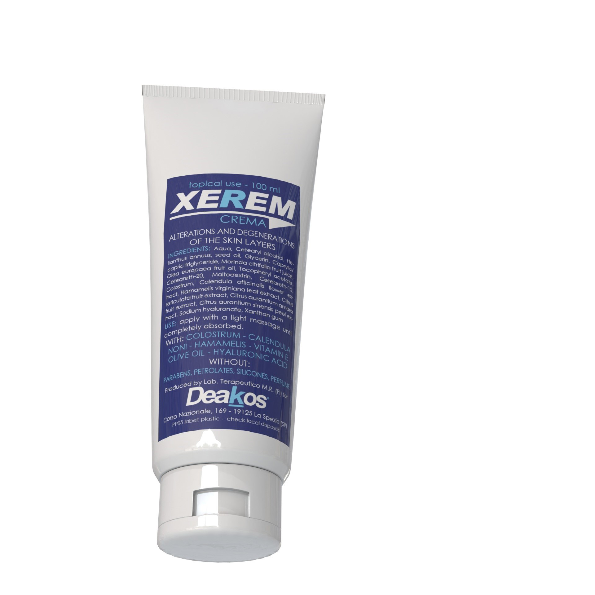 DEAKOS - XEREM EMULSIONE FLUIDA TUBO 100 ml