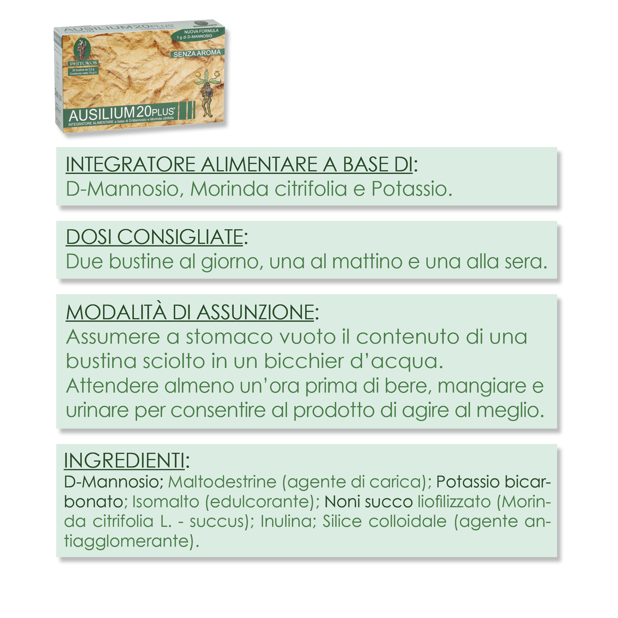 DEAKOS - AUSILIUM 20 PLUS SENZA AROMA