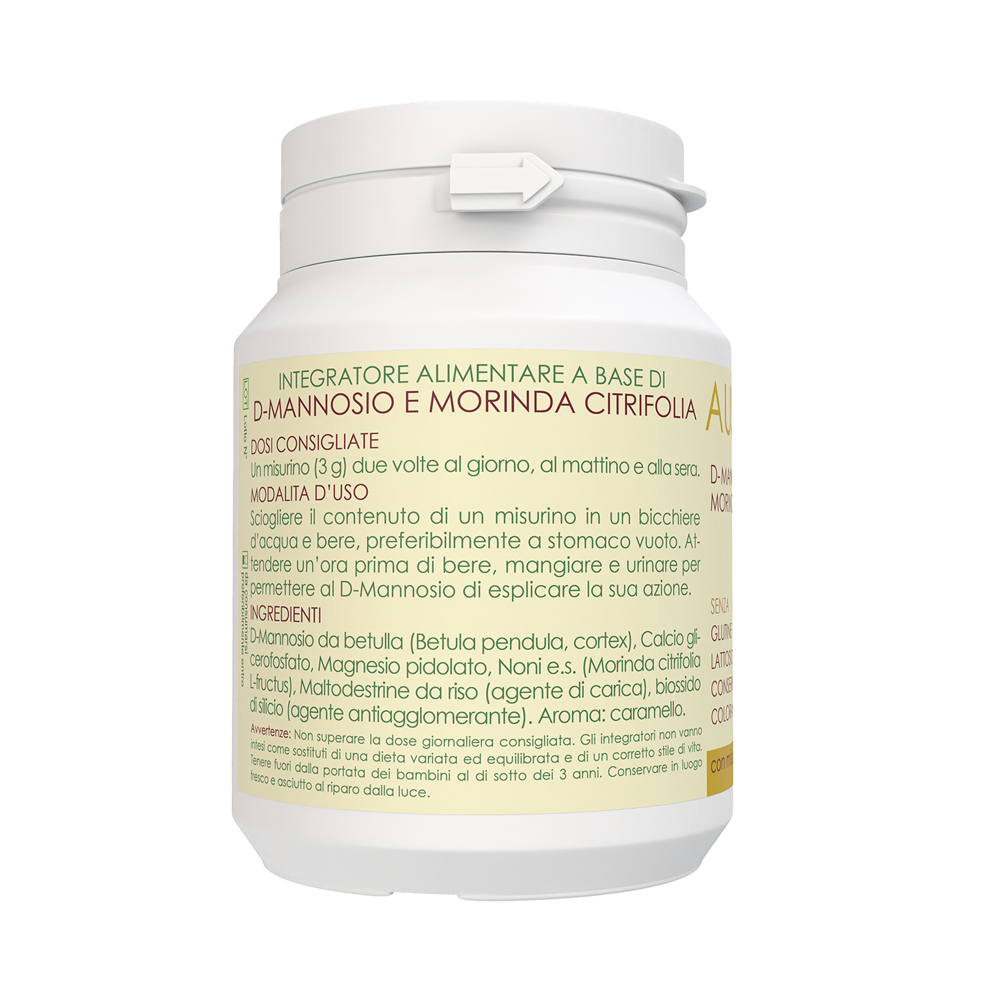 DEAKOS - AUSILIUM FORTE 150 g CON DOSATORE - AROMA CARAMELLO BIONDO