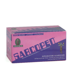 SARCOPEN Integratore alimentare con Acido alfa-lipoico e Lattoferrina - 20 flaconcini